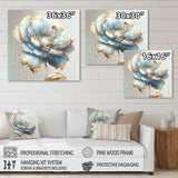 Chic Blue Blooming Flower I