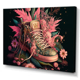 Floral Pink Sneakers Art II