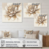 Blooming Beige Floral Design III