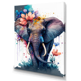 Cute Elefant Floral Art I