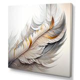 White Watercolor Feather