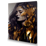 Gold And Black Sensual Woman I