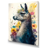 Cute Llama Floral Art II