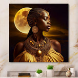 Queen African Woman Under Moon III