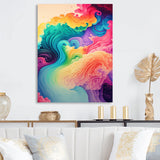 Multicolor Swirly Clouds I