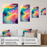 Multicolor Swirly Clouds I