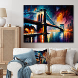 Colorful Brooklyn Bridge