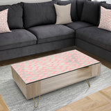 Abstract geometric pattern, patchwork quilting - Glam Coffee Table