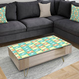 Abstract Design Retro Pattern I - Modern Coffee Table