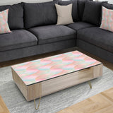 Abstract Design Retro Pattern VII - Glam Coffee Table