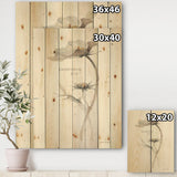 A Country Weekend VII No Border - Traditional Print on Natural Pine Wood